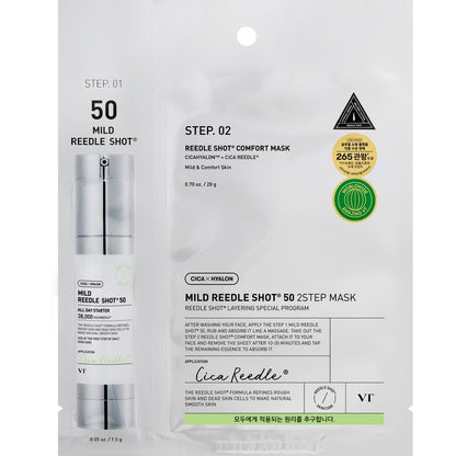 VT Cosmetics Reedle Shot 50 2-Stage Paper Mask