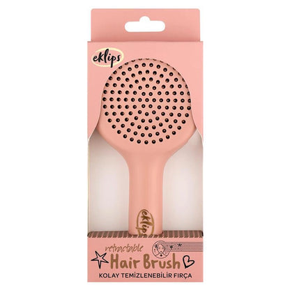 Eklips Easy to Clean Hair Brush Pink