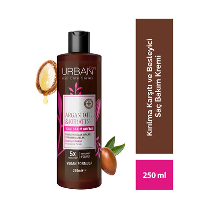 Urban Care Argan Oil &amp; Keratin Anti-Breakage and Nourishing Hair Care Cream 250 ml