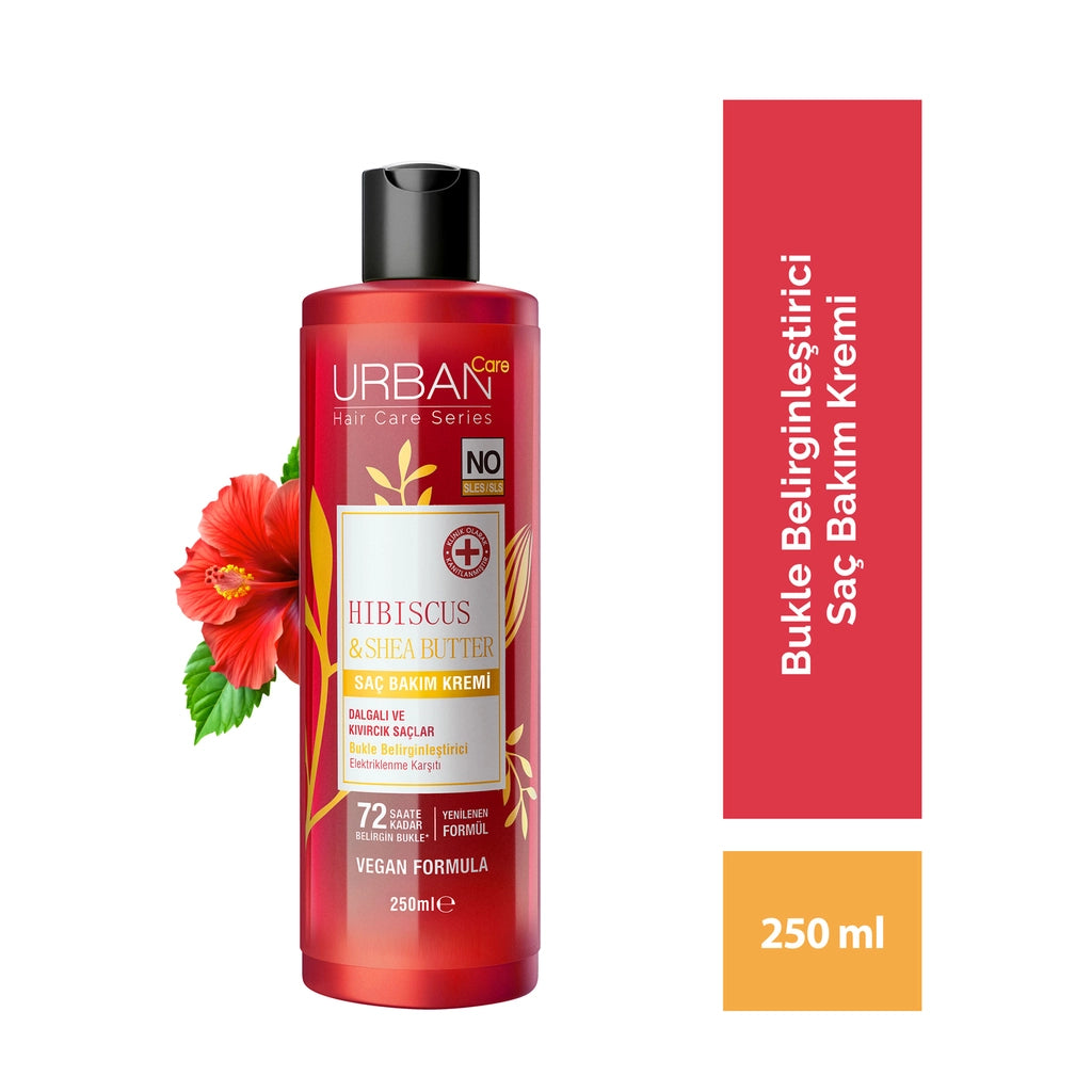 Urban Care Hibiscus &amp; Shea Butter Curl Enhancing Hair Care Cream 250 ml