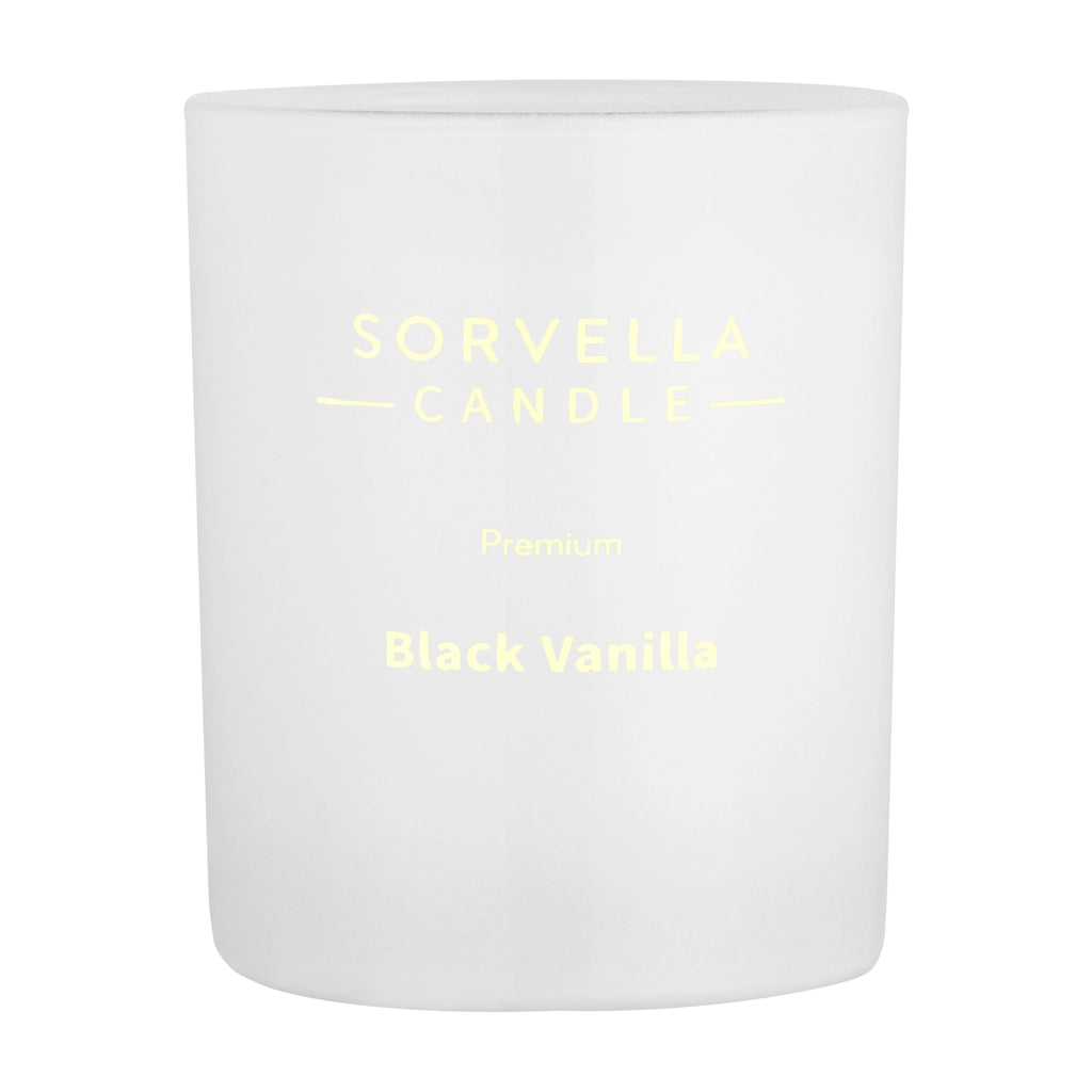 Sorvella Black Vanilla Christmas Candle 170 gr + Reed Diffuser Room Fragrance 120 ml