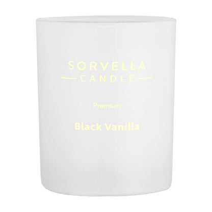 Sorvella Black Vanilla Christmas Candle 170 gr + Reed Diffuser Room Fragrance 120 ml