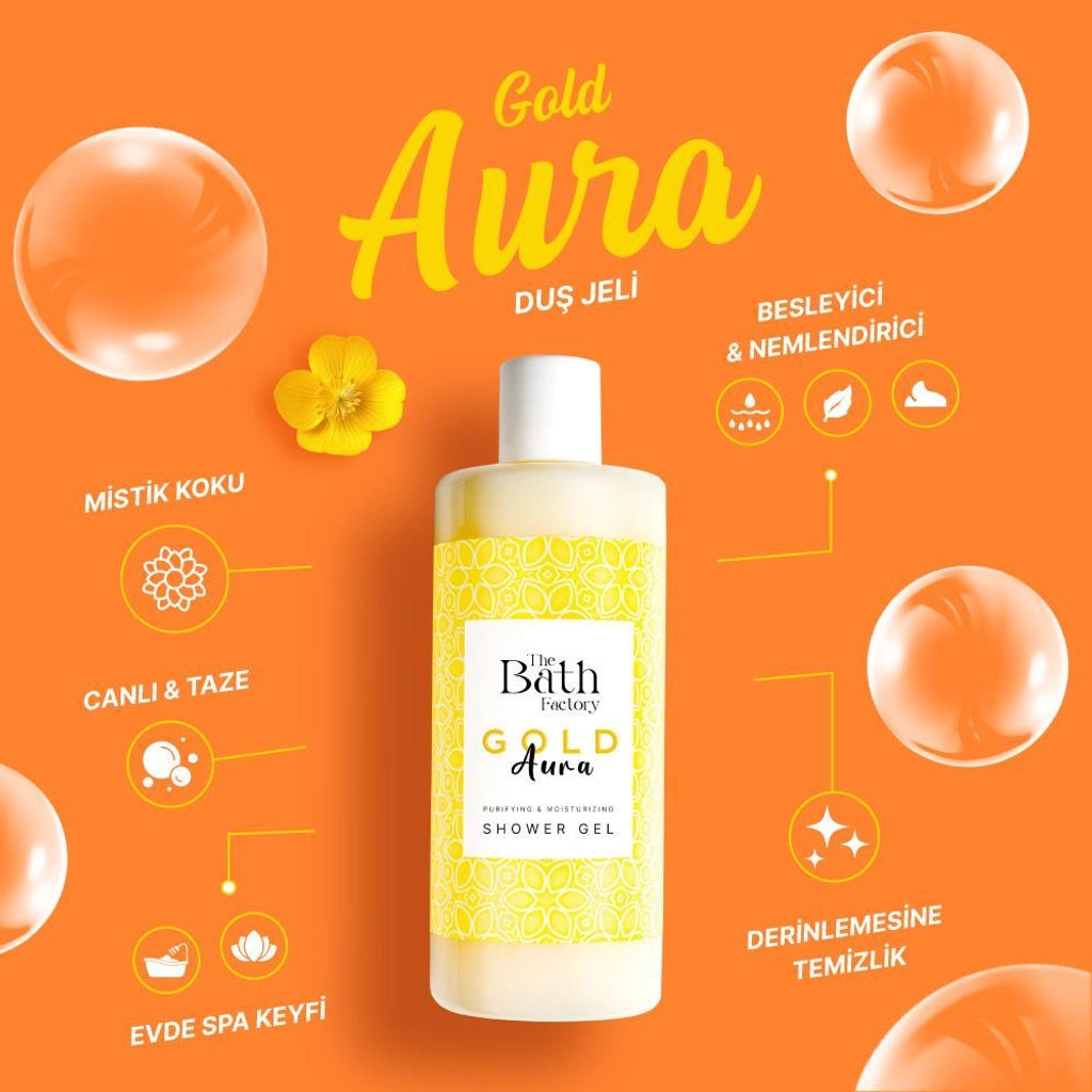 The Bath Factory Shower Gel Gold Aura 400 ml