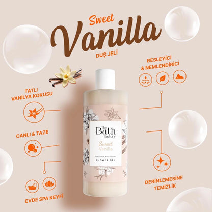 The Bath Factory Shower Gel Sweet Vanilla 400 ml