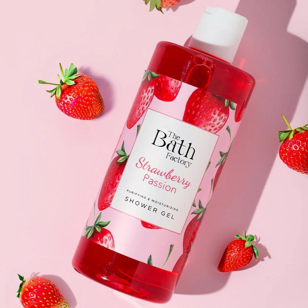 The Bath Factory Shower Gel Strawberry Passion 400 ml