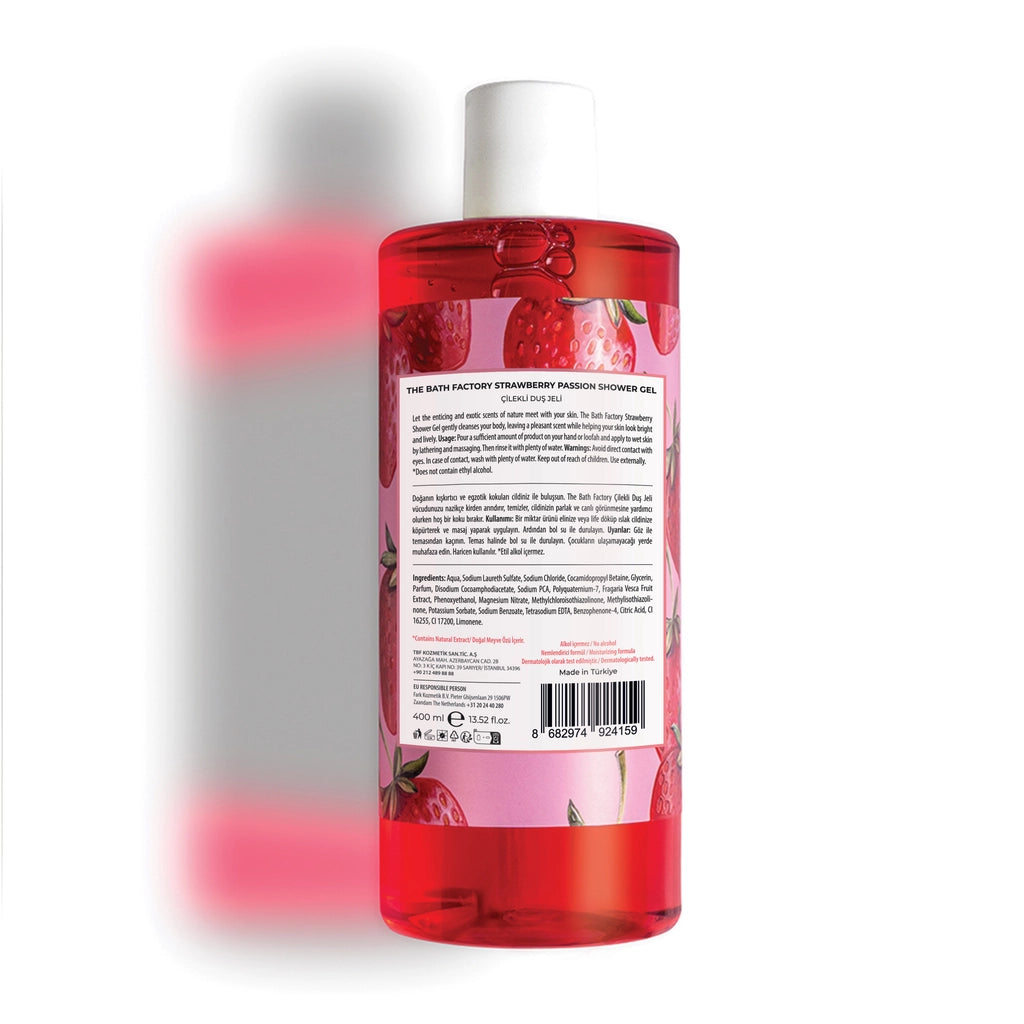 The Bath Factory Shower Gel Strawberry Passion 400 ml