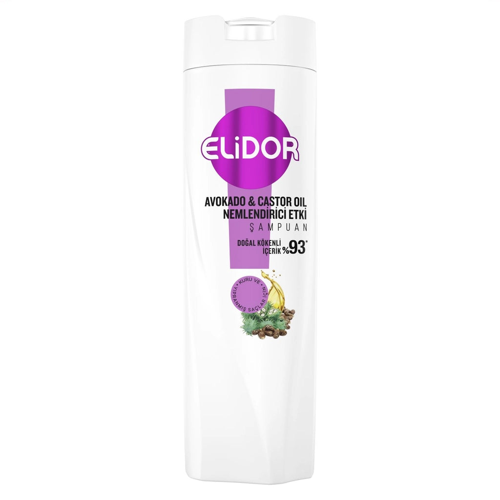 Elidor Avocado and Castor Oil Moisturizing Effect Hair Care Oil 80 ml