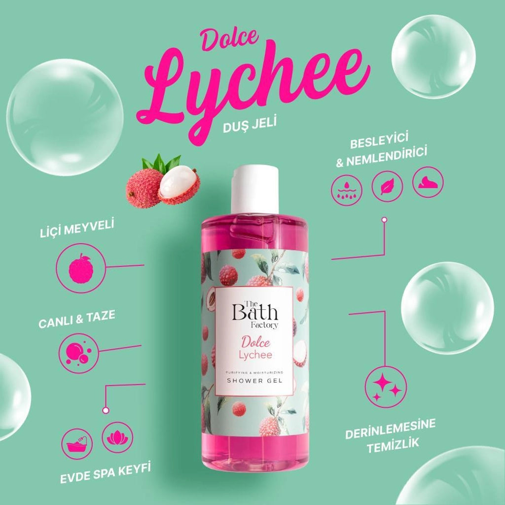 The Bath Factory Shower Gel Dolce Lychee 400 ml