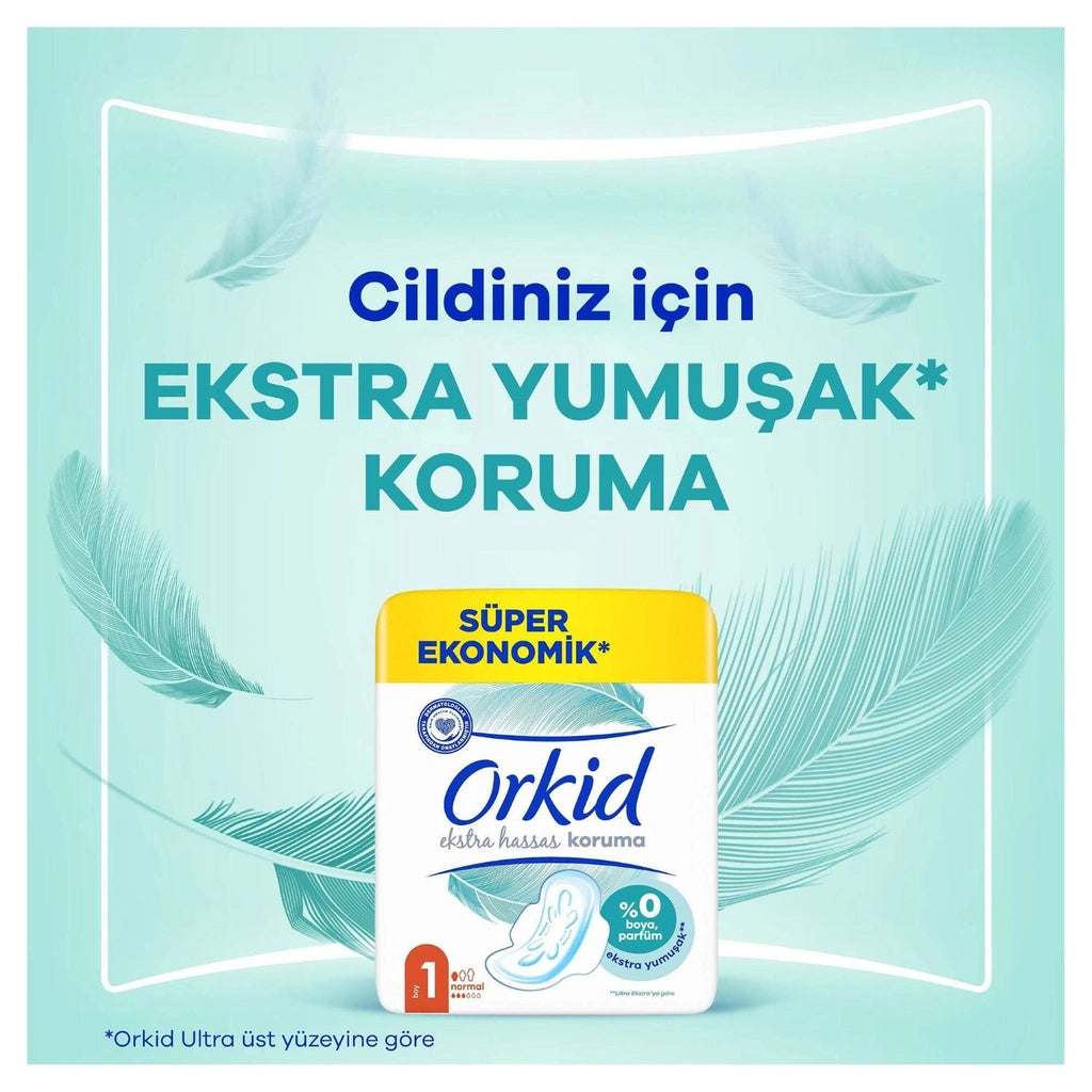 Orkid Extra Sensitive Protection (Size 1) Normal Sanitary Pad 24 Pieces