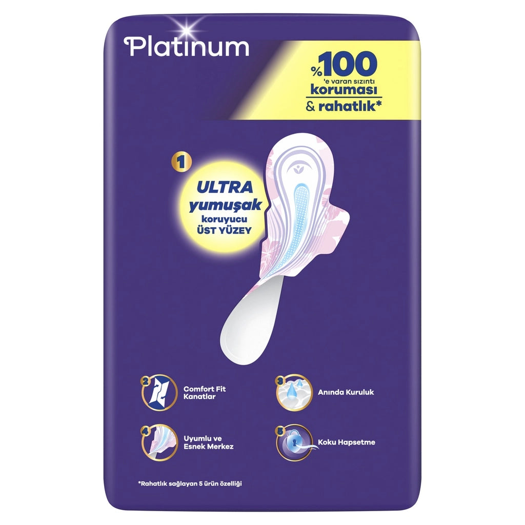 Orkid Platinum Long Extra (Size 3) Sanitary Pads 16 Pieces