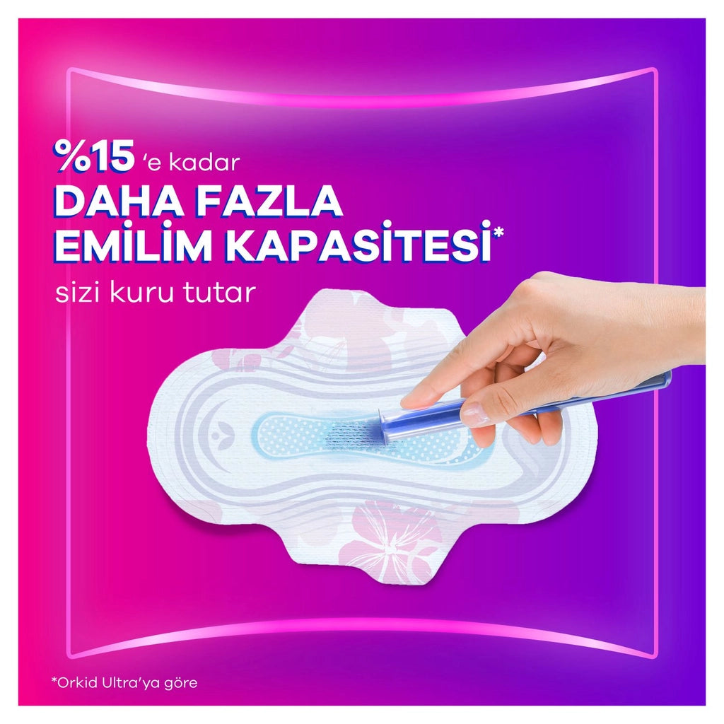 Orkid Platinum Normal Long (Size 2) Sanitary Pads 18 Pieces