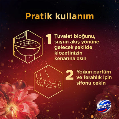 Domestos WC Block Peach Blossom 2 x 50 gr