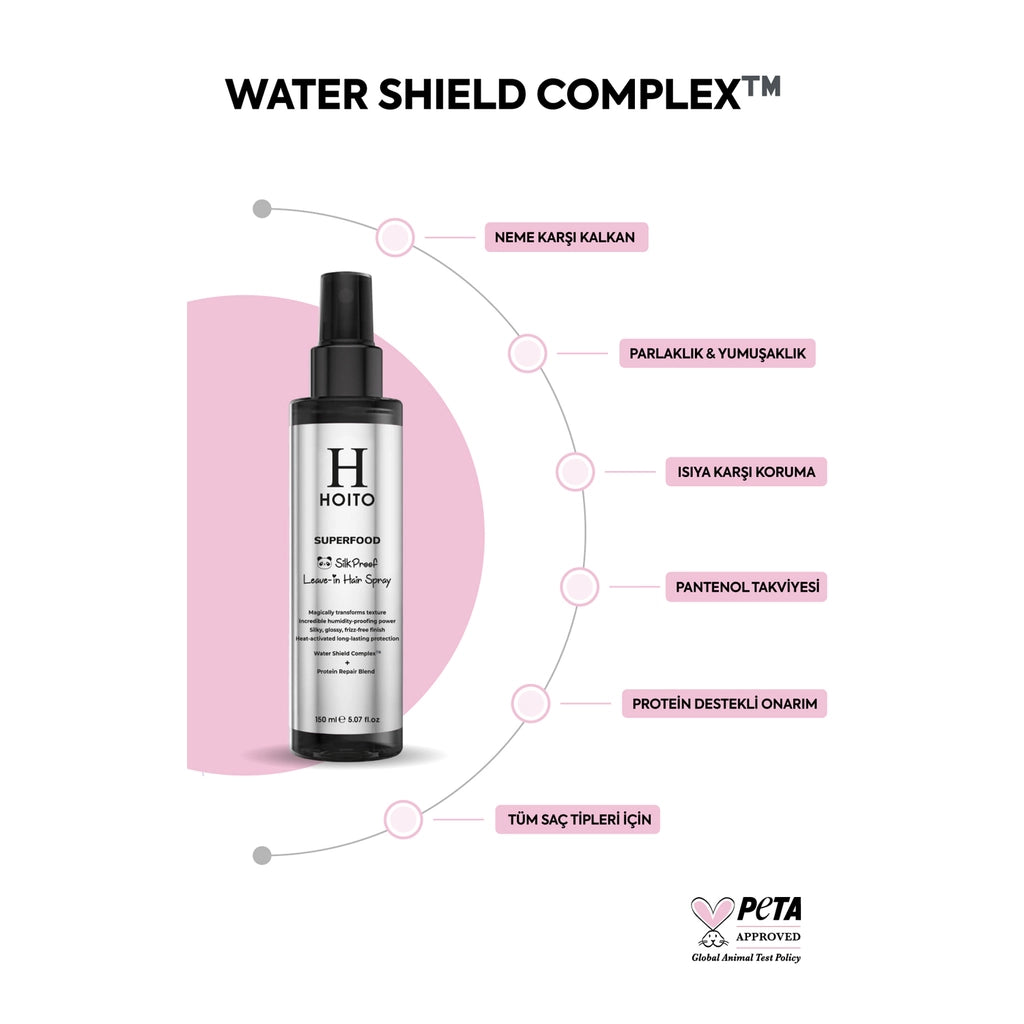 Hoito Silkproof Water and Moisture Resistant Hair Care Spray 150 ml
