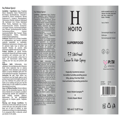 Hoito Silkproof Water and Moisture Resistant Hair Care Spray 150 ml