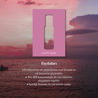 Clara Hygienics Pink Tone-Up 50+SPF Postbiotic Supported Tone Equalizing and Protective Sun Cream 50 ml