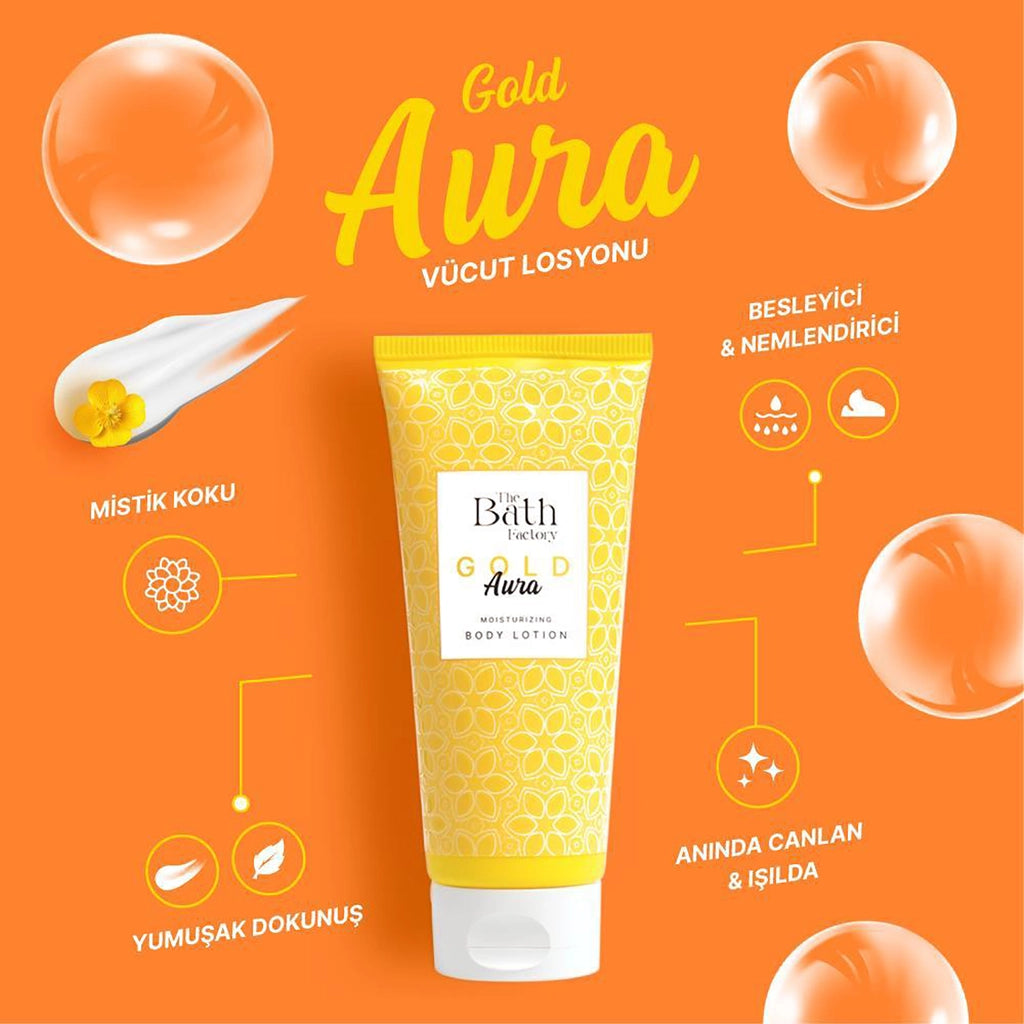The Bath Factory Body Lotion Gold Aura 200 ml