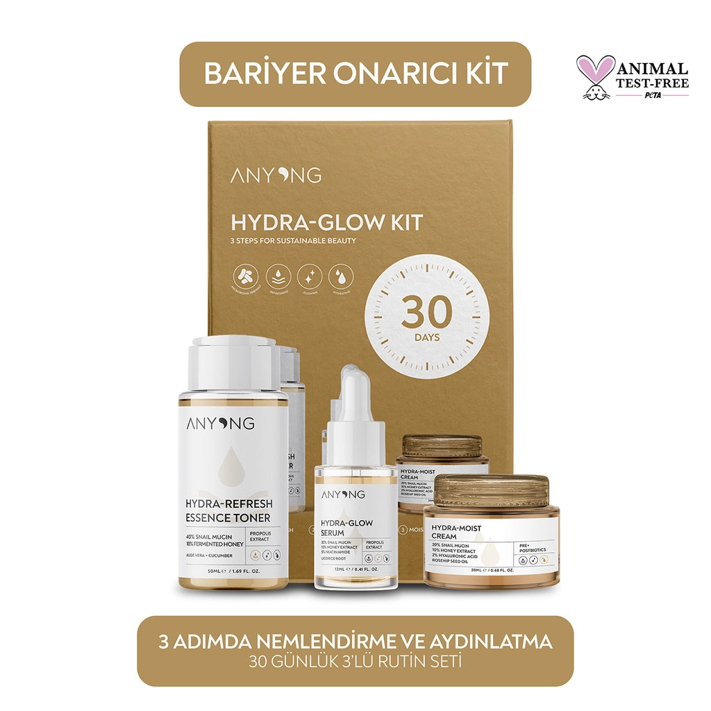 Anyong Moisture Glow Set (Tonic 50 ml + Cream 20 ml + Serum 12 ml)