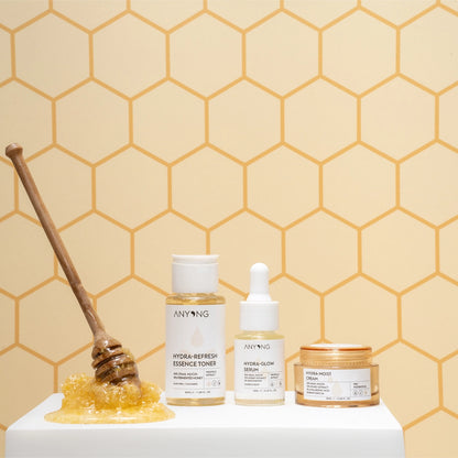 Anyong Moisture Glow Set (Tonic 50 ml + Cream 20 ml + Serum 12 ml)