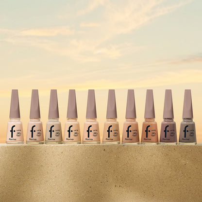 Flormar Intense Color, Shiny Look Brown Tone Nail Polish 009 Creamy Latte