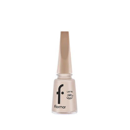 Flormar Intense Color, Shiny Look Brown Tone Nail Polish 009 Creamy Latte