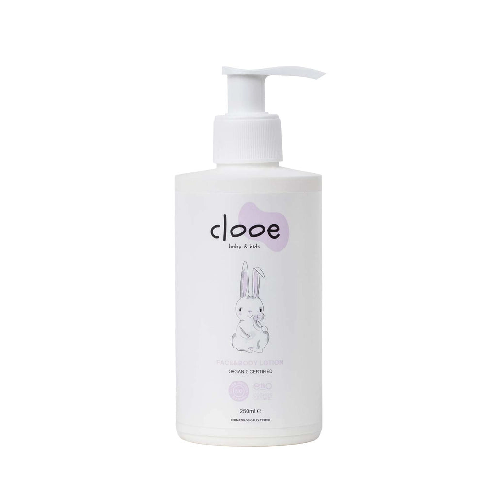 Clooe Organic Baby Face &amp; Body Lotion 250 ml