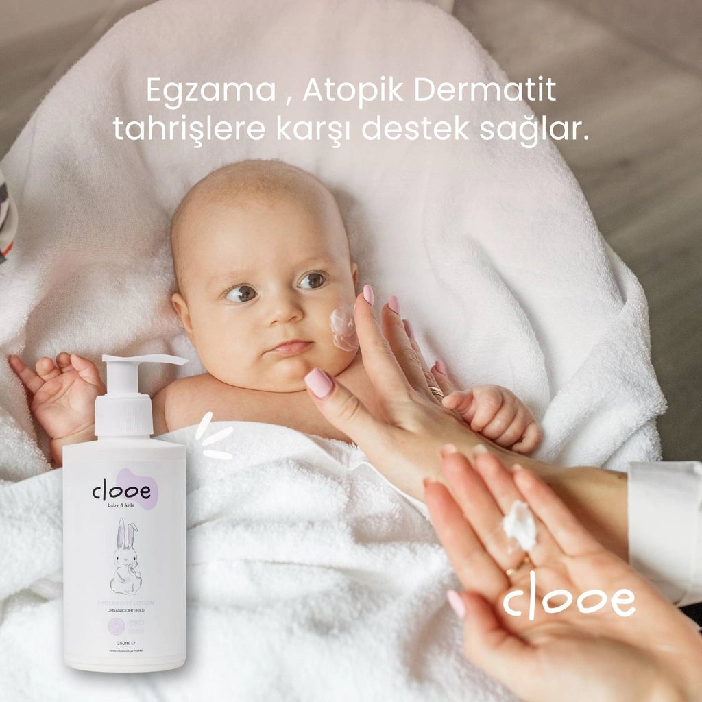 Clooe Organic Baby Face &amp; Body Lotion 250 ml