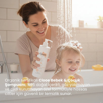 Clooe Organic Hair &amp; Body Baby Shampoo 400 ml