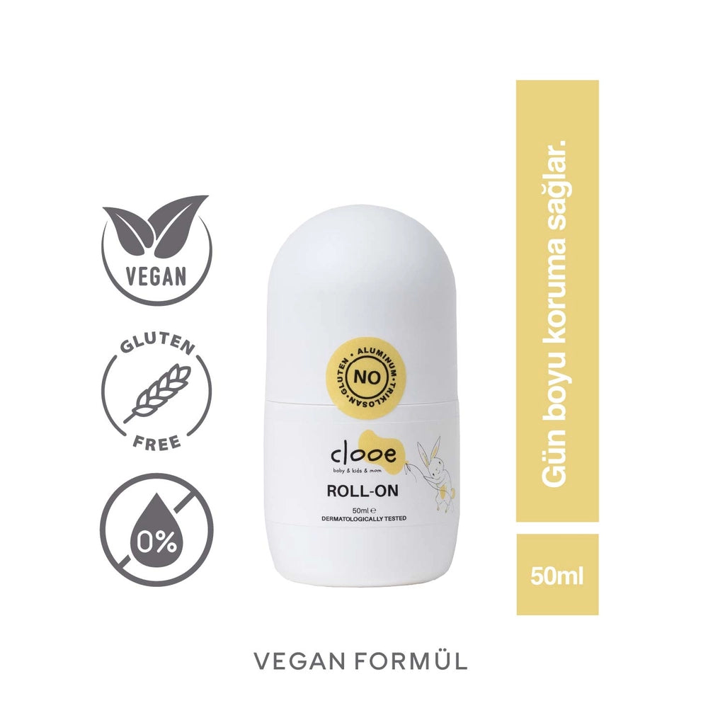 Clooe Natural Unisex Deodorant Roll-On 50 ml