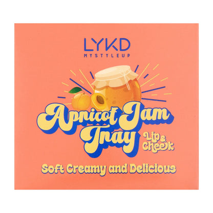 LYKD Retrolicious Lipstick &amp; Blush Palette 668 Apricot Jam Tray