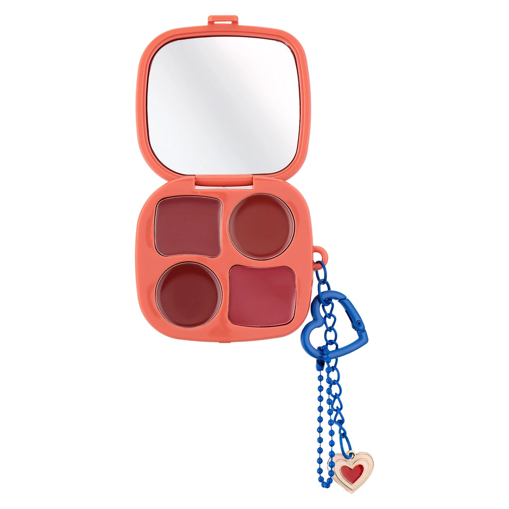 LYKD Retrolicious Lipstick &amp; Blush Palette 668 Apricot Jam Tray