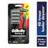 Gillette Sensor3+ Special Edition Head Shaver + 4 Spare Razor Blades