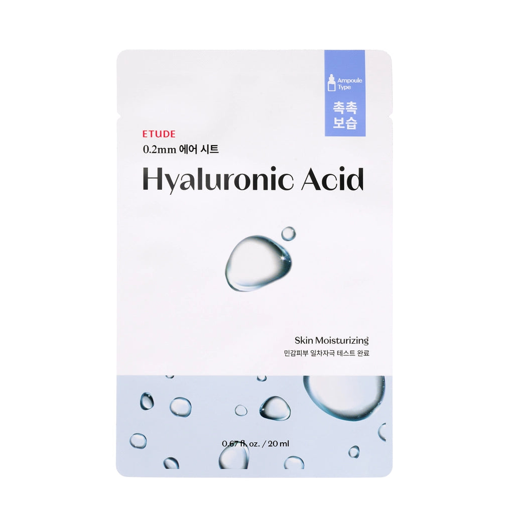 Etude Moisturizing Paper Mask with Hyaluronic Acid 20 ml