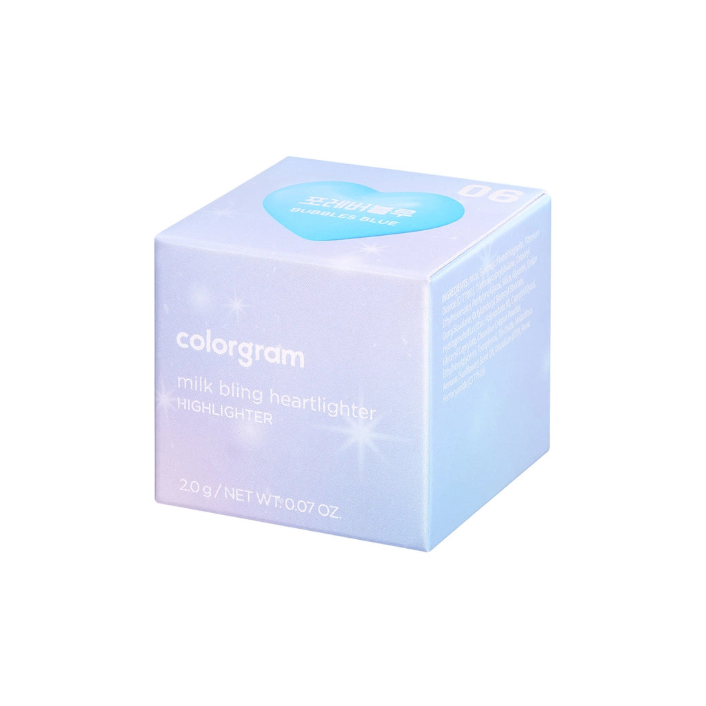 Colorgram Milk Bling Heartlighter Illuminator 06 Bubbles Blue