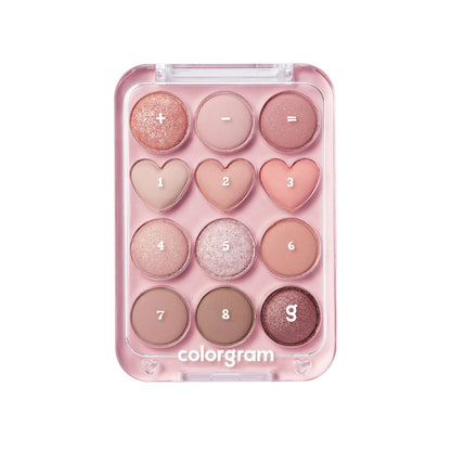 Colorgram Pin Point Eyeshadow Palette 01 Peach &amp; Coral