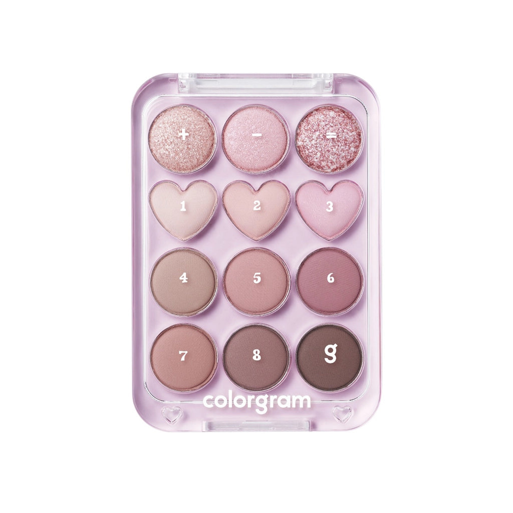 Colorgram Pin Point Eyeshadow Palette 02 Pink &amp; Mauve