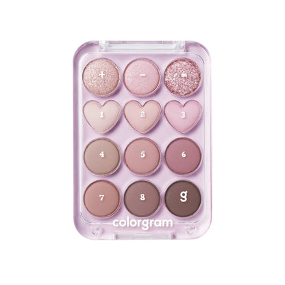 Colorgram Pin Point Eyeshadow Palette 01 Peach &amp; Coral