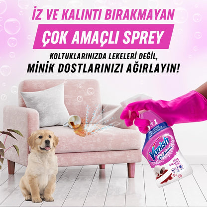 Vanish 3 in 1 Stain Remover Spray for Carpet, Sofa and Pet Stains 500 ml