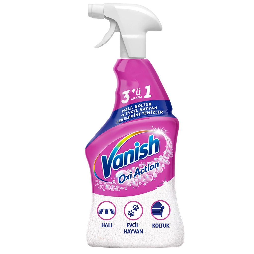 Vanish 3 in 1 Stain Remover Spray for Carpet, Sofa and Pet Stains 500 ml