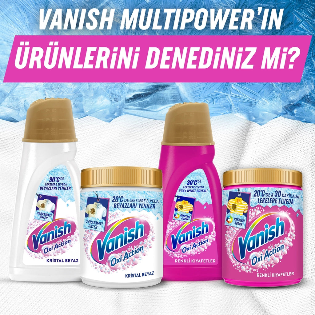 Vanish 3 in 1 Stain Remover Spray for Carpet, Sofa and Pet Stains 500 ml