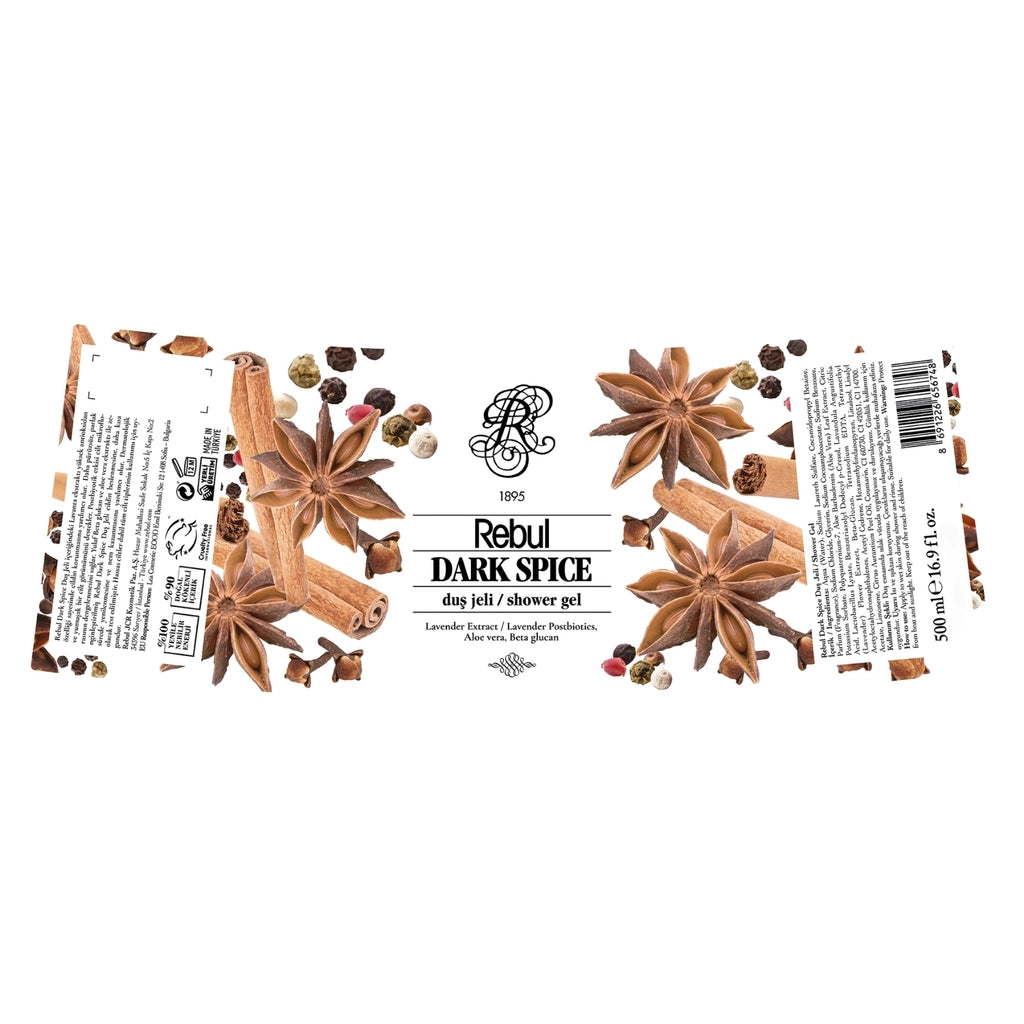 Rebul Shower Gel Dark Spice 500 ml