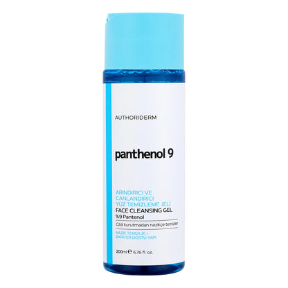 Authoriderm Panthenol 9% Purifying and Revitalizing Facial Cleansing Gel 200 ml