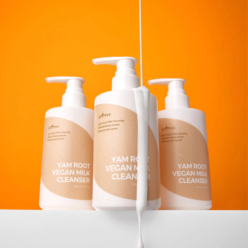 Isntree Vegan Facial Cleansing Milk with Yam Root 220 ml