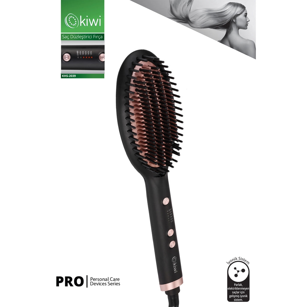 Kiwi Hair Styler and Hair Straightener Blow Dry Comb KHS-2039