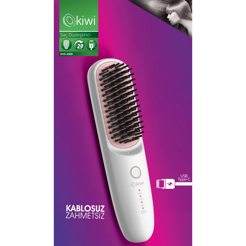 Kiwi Rechargeable Mini Hair Straightener KHS-2000