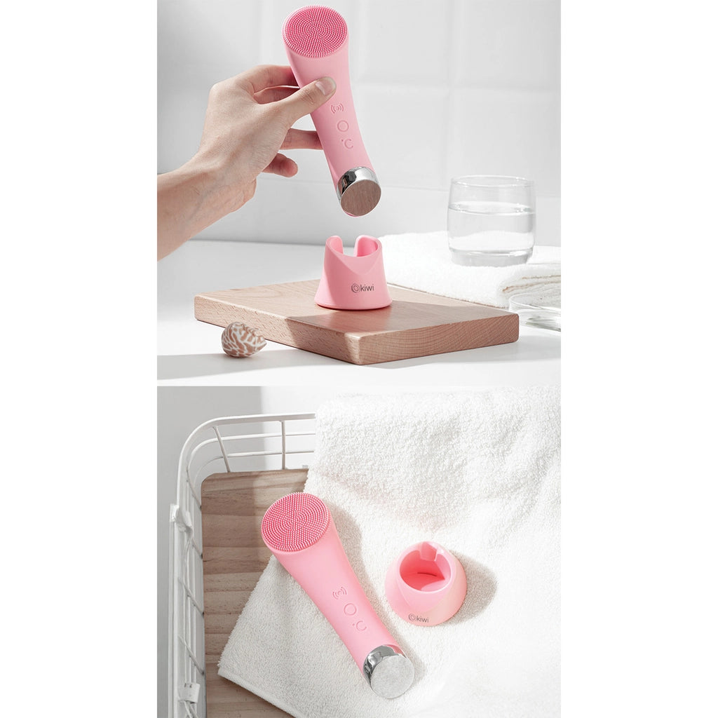 Kiwi Rechargeable Micro Vibration Heated Facial Cleansing Device KFM-8621