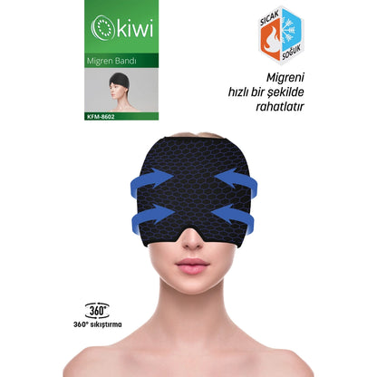 Kiwi Hot Cold Compressed Migraine Band KFM-8602
