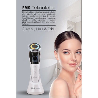 Kiwi Rechargeable Cold-Hot Compressed Stretching, Moisturizing, EMS Skin Care Device with Collagen Synthesis KFM-