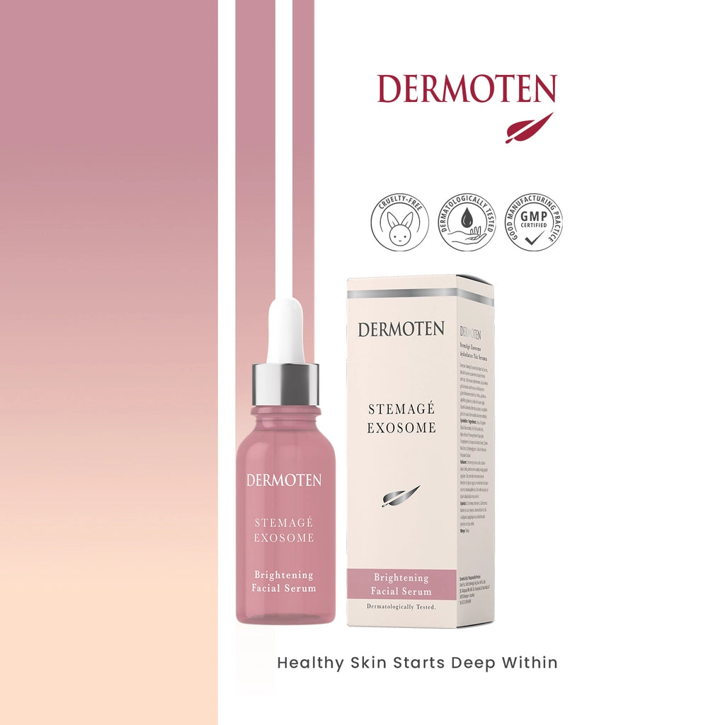 Dermoten StemAge Brightening and Tone Equalizing Exosome Facial Serum 30 ml