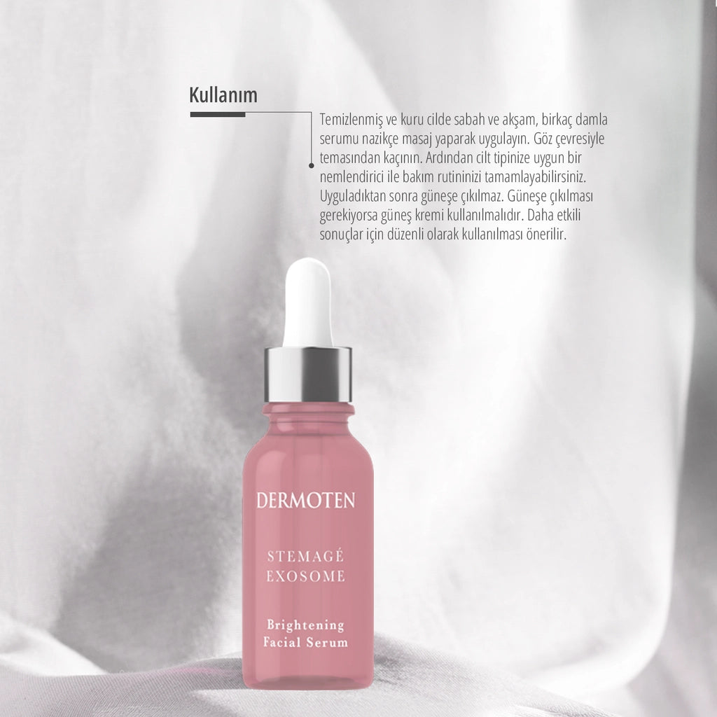 Dermoten StemAge Brightening and Tone Equalizing Exosome Facial Serum 30 ml