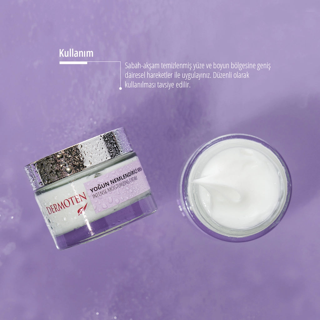 Dermoten 72 Hour Effective Intensive Moisturizing Skin Care Cream 50 ml